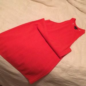 Red-orange Theory party dress